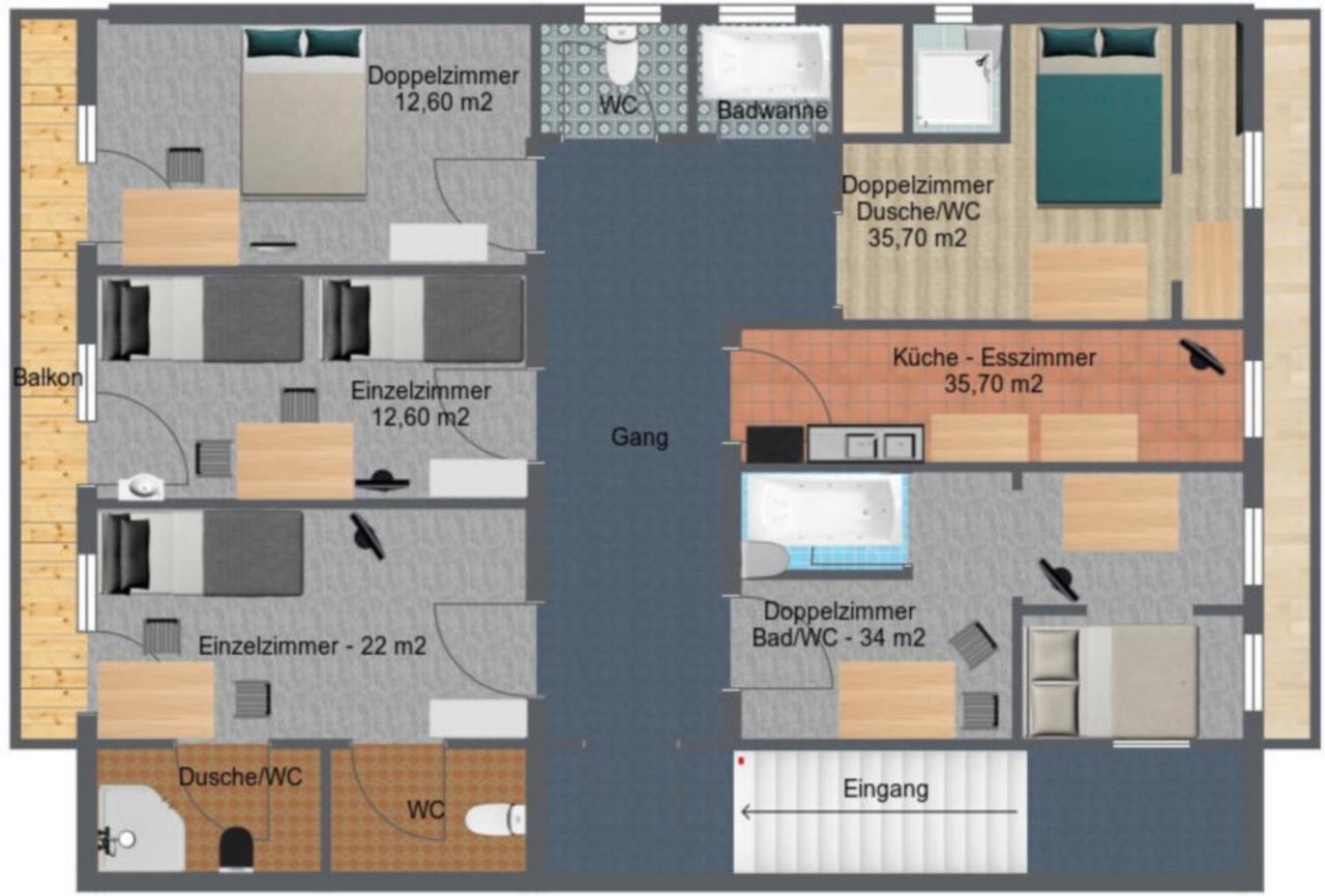 Appartement Rainer Siess St. Anton am Arlberg Rom bilde